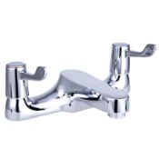 14103040 Quarter Turn Lever Taps Bath Filler Pack of 2