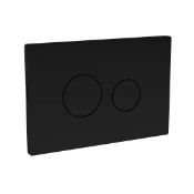 14139831 Matt Black Dual Flush Push Button Lot of 12