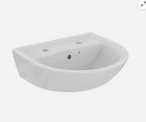 14151557 Armitage Shanks Sandringham 21 500mm 2TH Basin Lot of 5