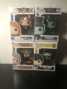 4x Brand New Funko Pops