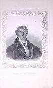Duke of Wellington Portrait Antique 180 Years-Old Copper Plate Print-112