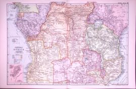 Africa Central 120-Year-Old Large Antique Map by G.W. Bacon-39