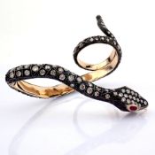 Natural Diamond 18K Yellow Gold Ring