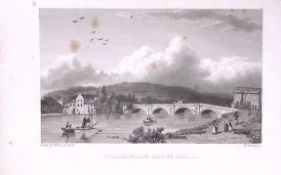Strammon Gate Kendal Lake District 196 Years-Old Antique Steel Engraving-1-TR