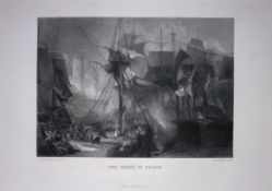 J.M.W Turner Gallery The Death of Nelson Antique Steel Engraving-71-TR
