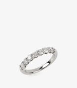 Tiffany & Co. Diamond Platinum Forever Half Diamond Ring