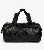 Chanel Black Vinyl & Mesh Sports Line Duffle Bag