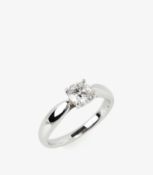 Tiffany & Co. 0.46ct Brilliant Cut Diamond Platinum Harmony Ring