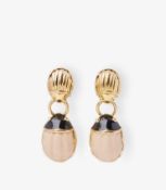 Tiffany & Co. Enamel 18ct Yellow Gold Scarab Beetle Design Earrings
