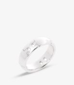 Hermès 18ct White Gold Hercules Band Ring