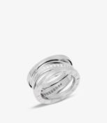 Bulgari Diamond 18ct White Gold B.zero1 Legend Ring