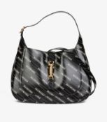 Gucci x Balenciaga Black Calfskin Leather The Hacker Project Small 1961 Jackie