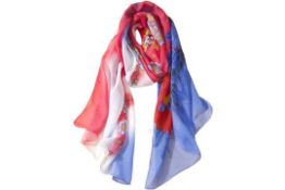 33 x Ladies Butterfly and Bird Print Floral Neck Scarf Shawl Wrap L28a
