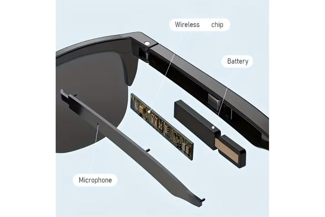 Title: Bluetooth Audio Glasses – Wireless Hands-Free Smart Eyewear with Built-In - Image 5 of 5