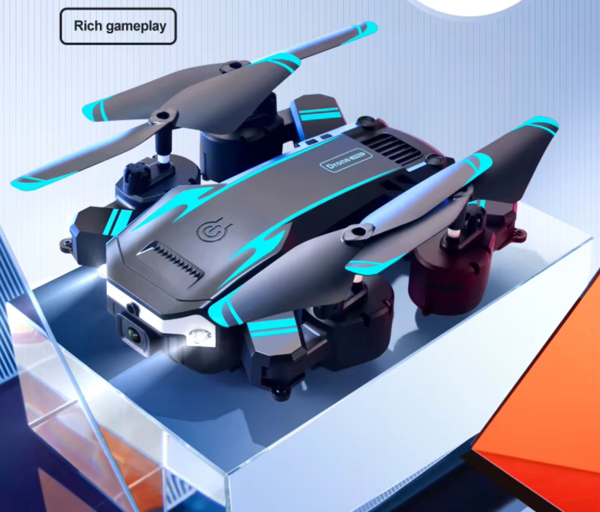 Dual-Camera Smart Drone With 3-Way Obstacle Avoidance & Gesture Control - Image 6 of 8