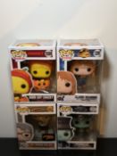 4x Brand New Funko Pops