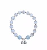 15 x Women's Beaded Stretch Bracelets White & Light RRP £642.15 L27b