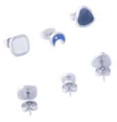 12 x 3 Pairs/Set Women's Earrings Stainless Steel L28a