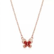 10 x Rose Gold-Tone Butterfly Pendant Necklace RRP £399.80