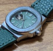 Seiko Automatic Open Heart — Green Dial Sports-Luxury Watch