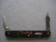 Antique Twin Bladed Penknife, c1900