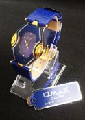 Brand New Swiss OMAX Unisex Blue Watch