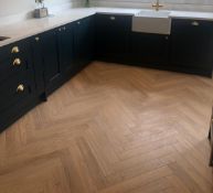 12.34sqm HW16017 Cappuccino Herringbone