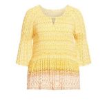 4 x Avenue Women's Plus Size Fairview Border Square Neckline Top Size 20 Lb5 SKU - 4324