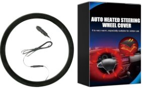 7 x Car Steering Wheel 12V Heated Cover RRP £132.93 sku-4056