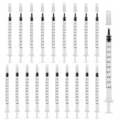 10 x 20 Pack 1ml Syringe with Cap sku-4515