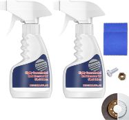 Twin Pack - Heavy Duty Metal Rust Remover, Highly Concentrated sku-4511