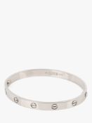 Cartier 18ct White Gold Love Bangle