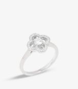 Louis Vuitton Brilliant Cut Diamond 18ct White Gold Les Ardentes Ring