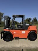 Doosan 8 Tonne Diesel forklift truck Triple Mast 2018