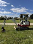Takeuchi TB216 Mini Digger 1.6 ton, 2019