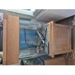 Aquarium Oak XL Cube Fish Tank