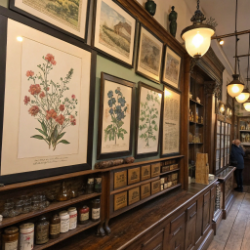 No Reserve- Antique Prints & Maps-Villages & Towns- JM Turner-Fish-Birds-Flowers-Dogs  Antique Dublin Penny Journal- Steam Train Diagrams-Plus
