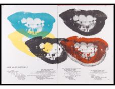 Andy Warhol (1928-1987) Marilyn -I Love Your Kiss....) From One Cent Life. Original Lithograph 19...