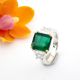 Natural Diamond 18K White Gold Ring - Image 5 of 12