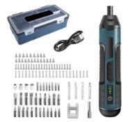 3.6V Electric Screwdriver Set – 105-Piece Cordless Precision Tool Kit With Lithium Battery