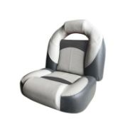 Grey & Blue Bass Boat Seat (ZZMS75132GCC)