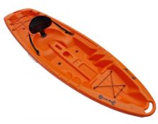 2 x Single Sit on Top Kayak - Orange (ZZNRKO)
