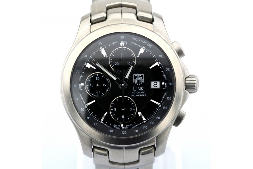 TAG Heuer / TAG Heuer Link Automatic Chronograph - Gentlmen's Steel Wristwatch - Image 6 of 8
