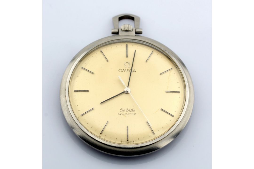 Omega / Omega De Ville Vintage Pocket Watch Swiss Made - Steel Pocketwatch - Image 1 of 4