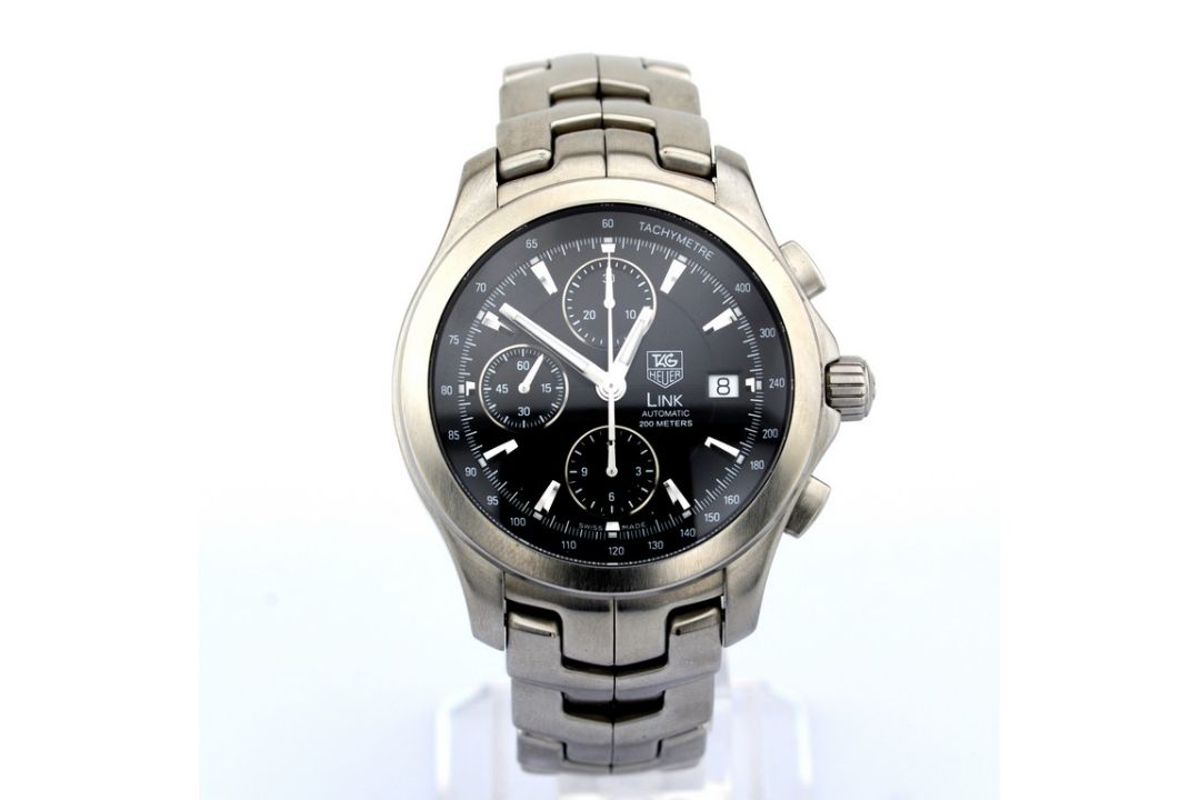 TAG Heuer / TAG Heuer Link Automatic Chronograph - Gentlmen's Steel Wristwatch - Image 3 of 8