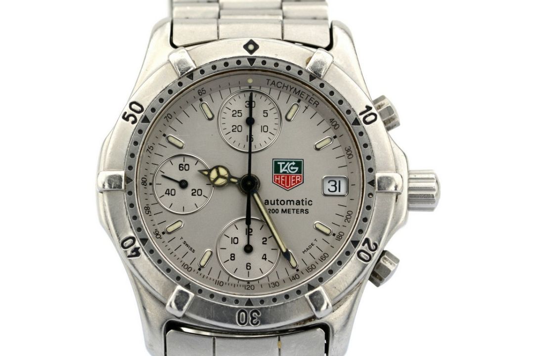 TAG Heuer / Rare 2000 Series Men's 38mm Automatic Stainless Cal 7750 Watch 760.306 - - Image 8 of 8