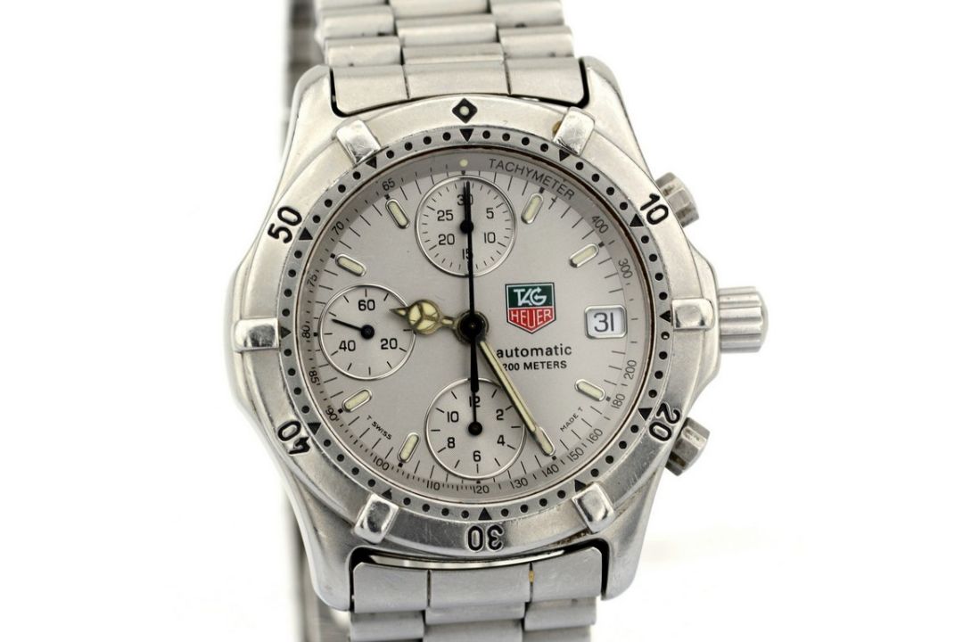 TAG Heuer / Rare 2000 Series Men's 38mm Automatic Stainless Cal 7750 Watch 760.306 - - Image 1 of 8