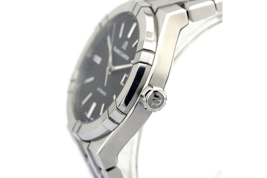 Maurice Lacroix / Aikon Automatic - 42mm Black Dial Swiss Men's Watch - Gentlmen's Wristwatch - Image 6 of 9