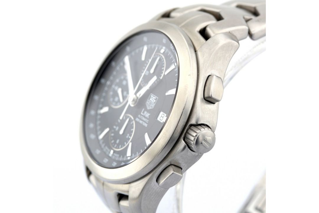 TAG Heuer / TAG Heuer Link Automatic Chronograph - Gentlmen's Steel Wristwatch - Image 5 of 8