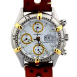 Givenchy / Newport Swiss Automatic Chronograph Watch - Gentlmen's Steel Wristwatch
